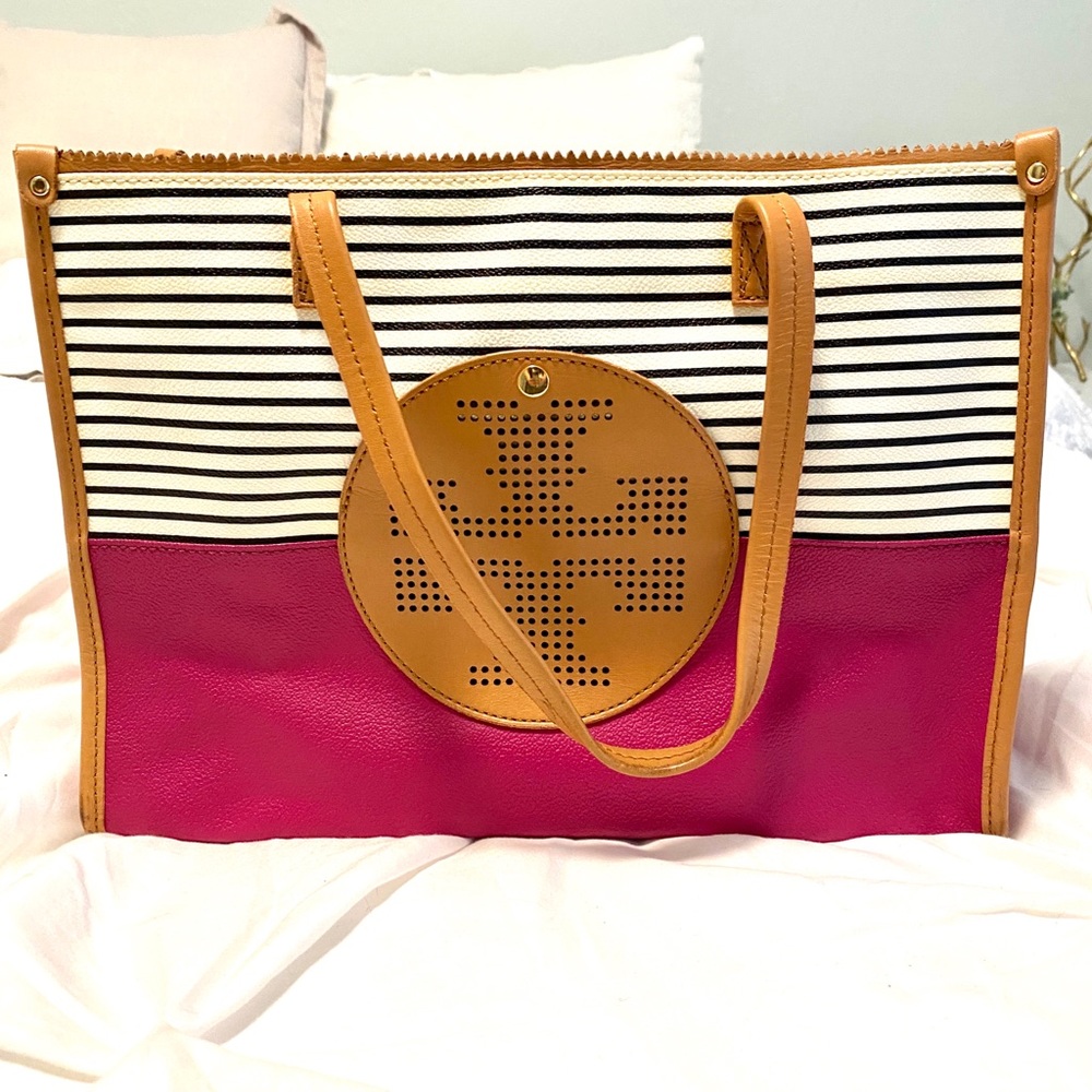 Tory Burch Leather Tote Bag
